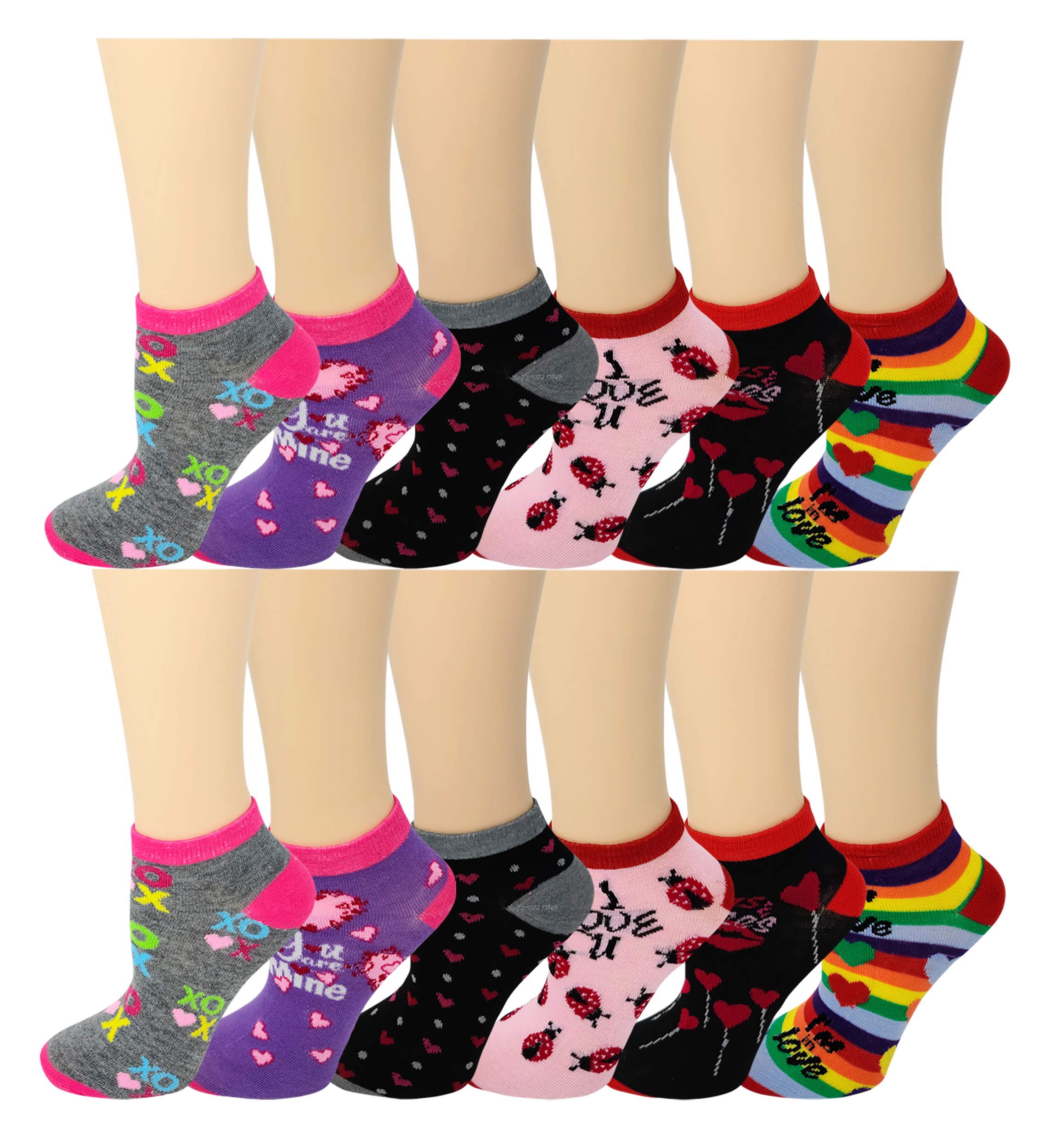 Sumona Valentine's Day Socks