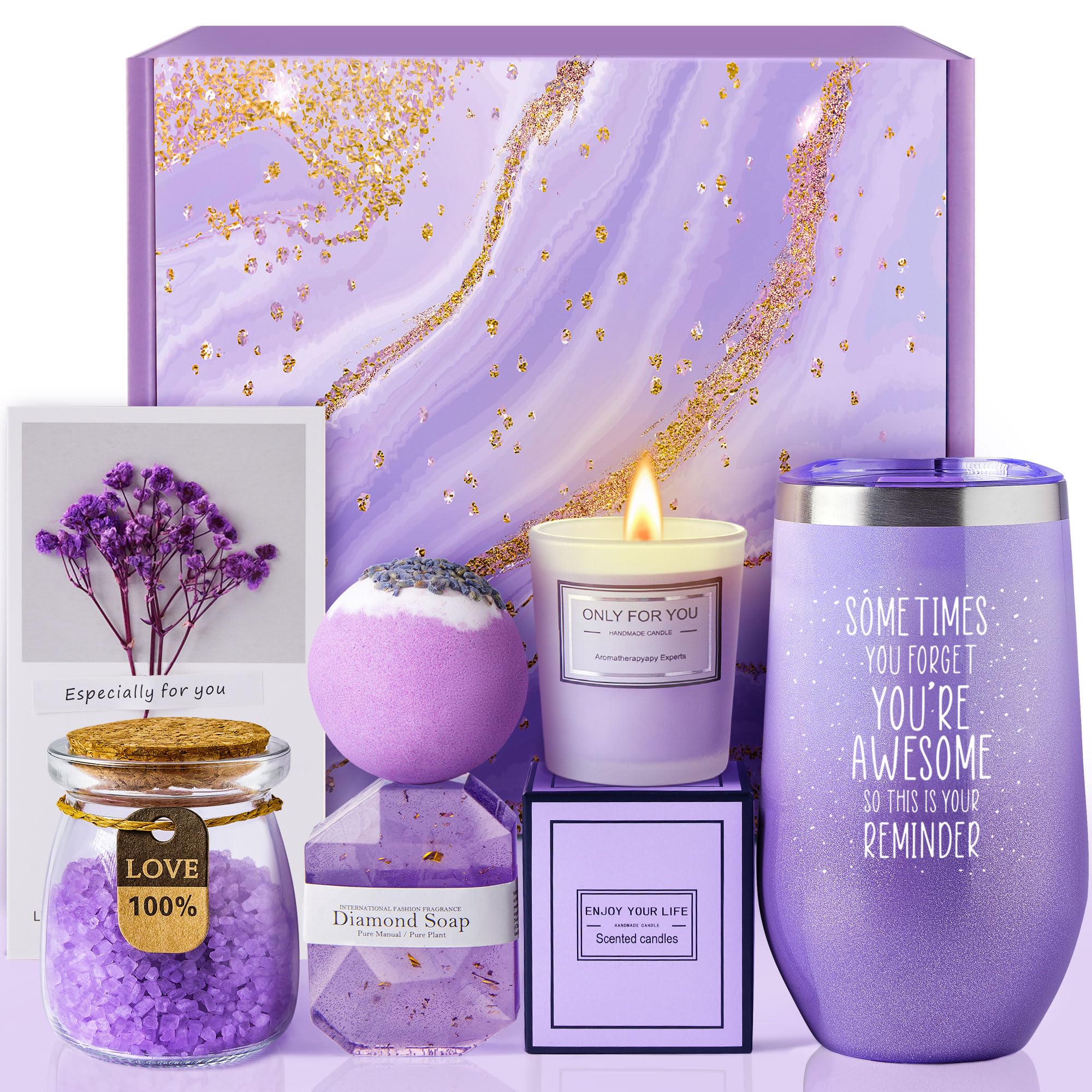 Lavender Spa Basket