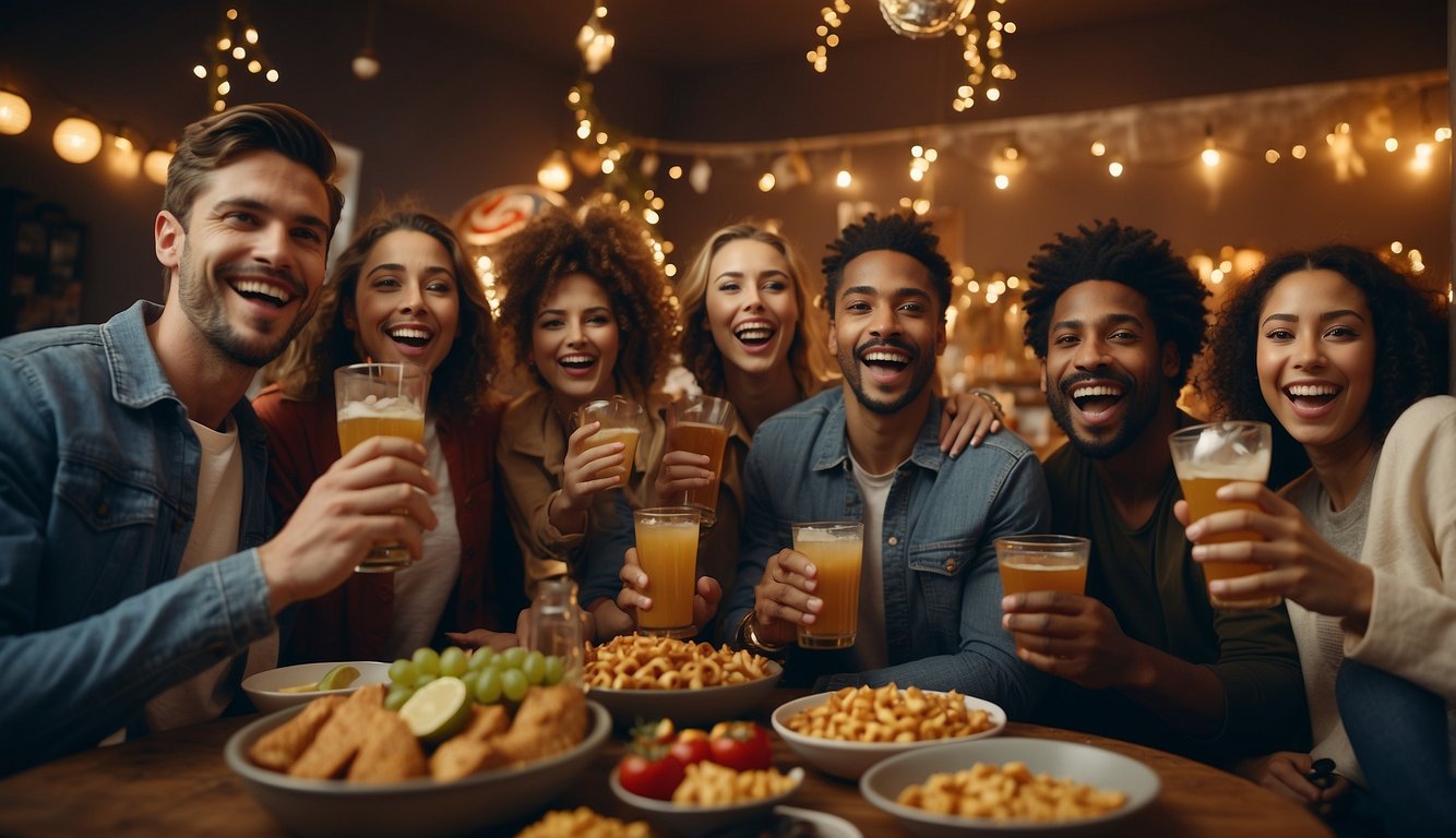 Post-Game Celebrations-Super Bowl Drinking Game Ideas
