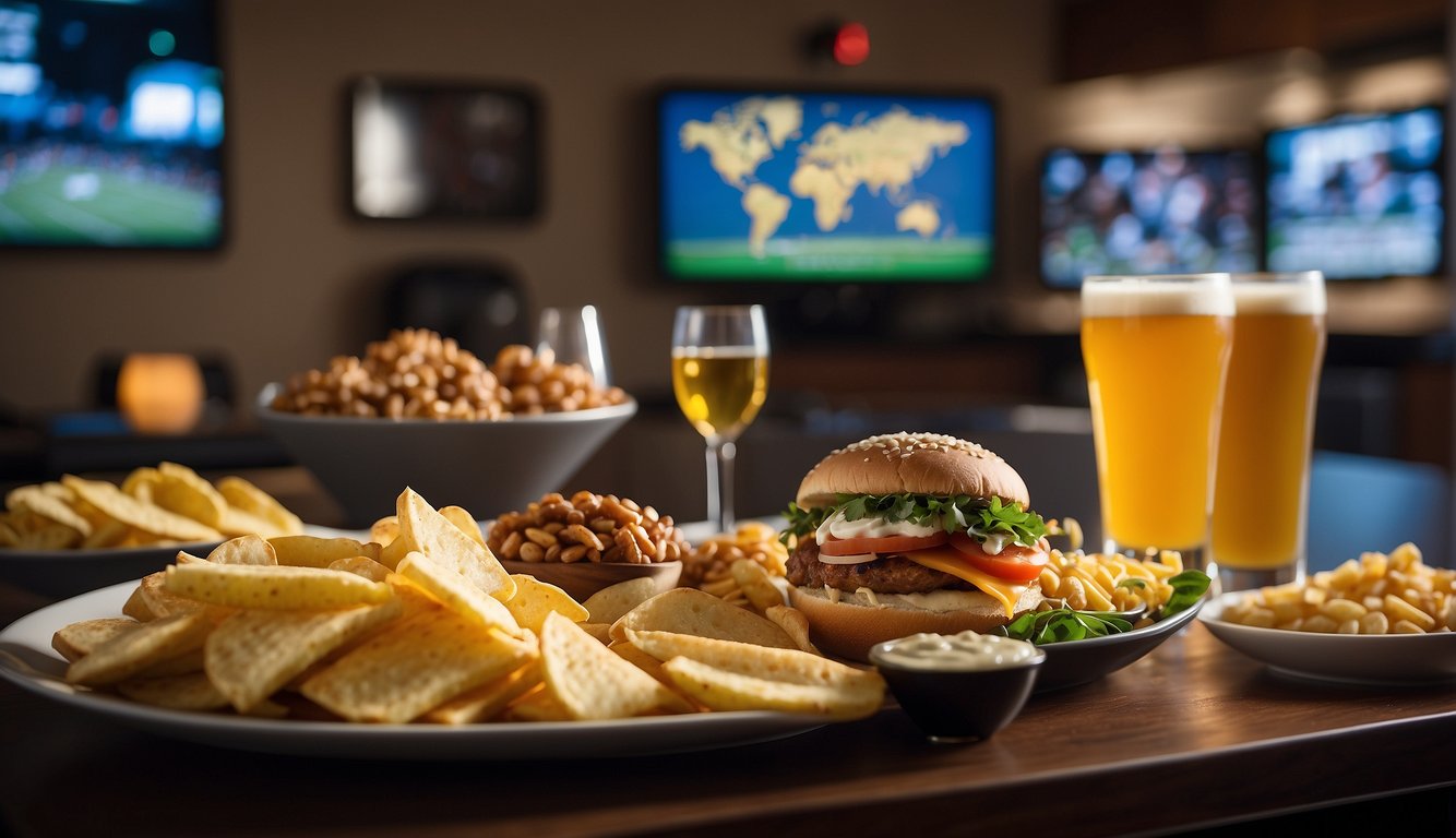 Accommodations and Amenities-Super Bowl Watch Party