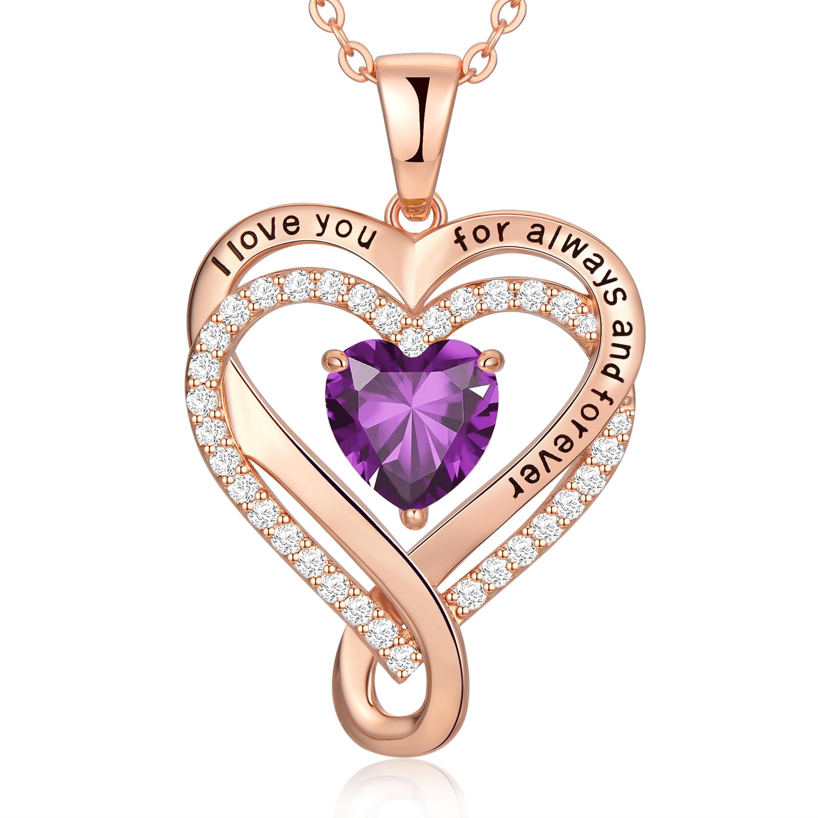 Lealove Infinity Heart Necklace