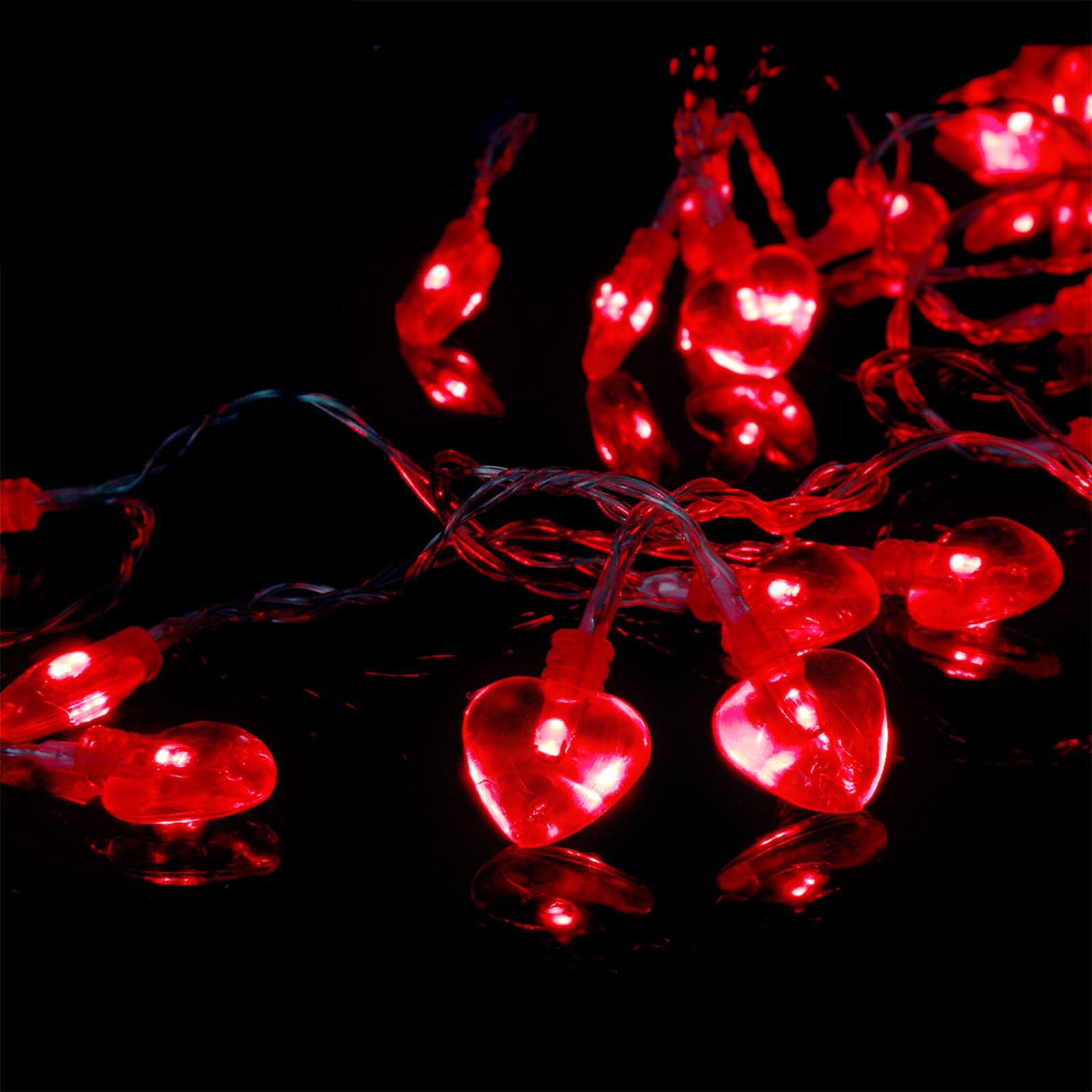 Heart Shaped Valentine's Day Lights