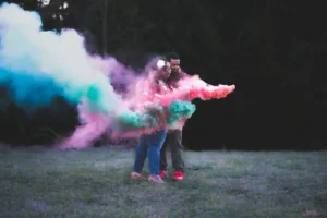 Gender Reveal Smoke Bombs_Vibrant Ways to Announce Your Baby's Sex