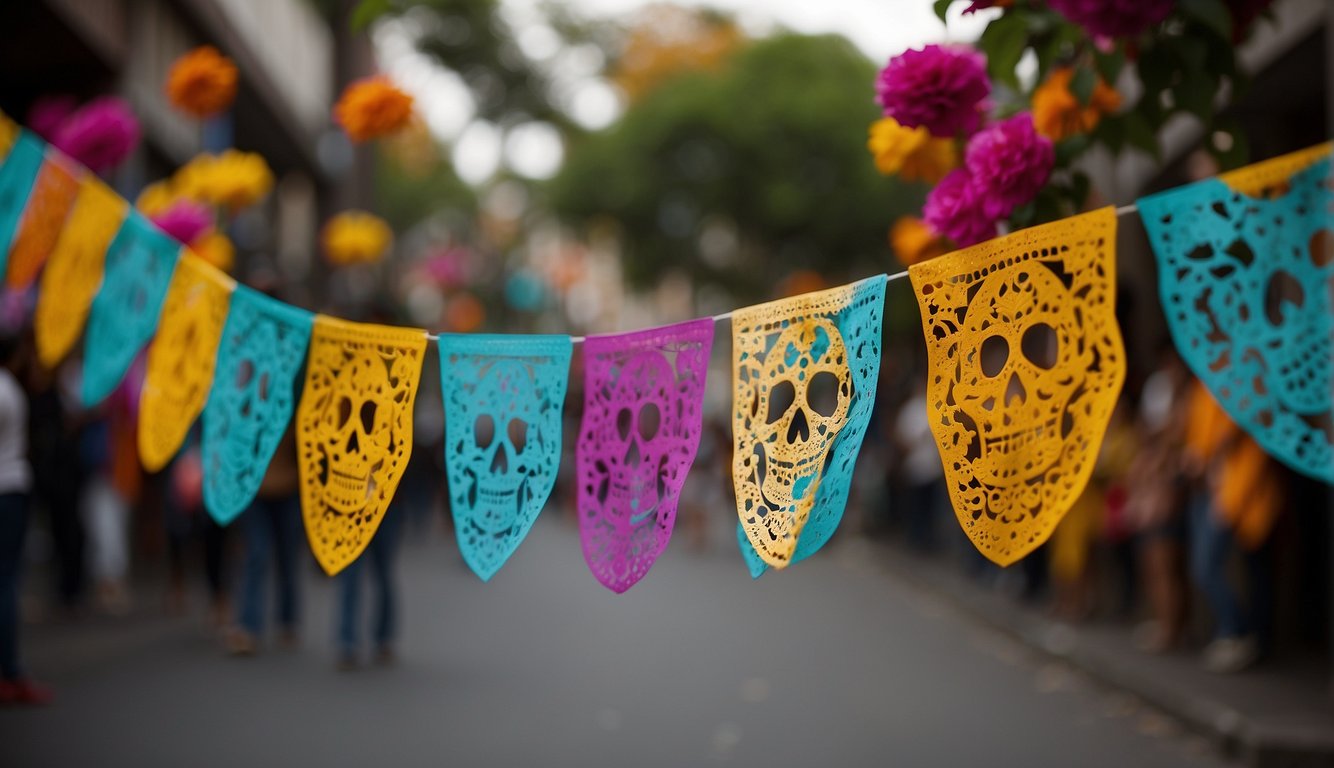 Colorful papel picado adorns streets, while altars with marigolds and sugar skulls line the sidewalks. Families gather for parades and parties, enjoying traditional food and music How Does Mexico Celebrate Halloween