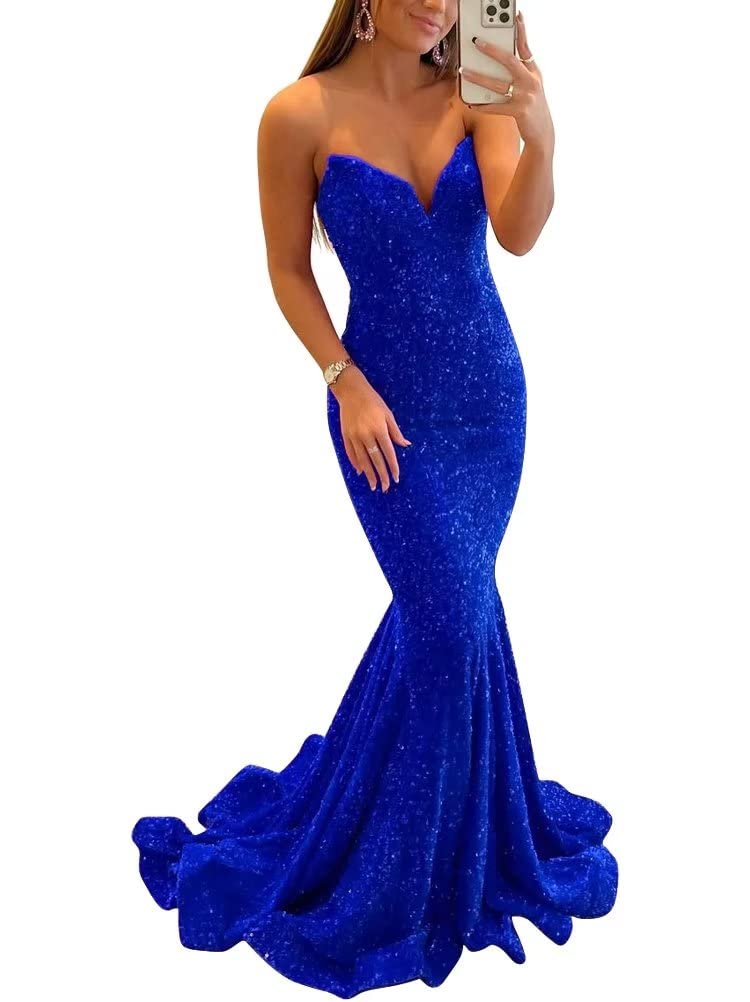 Royal Blue Prom Dress 7