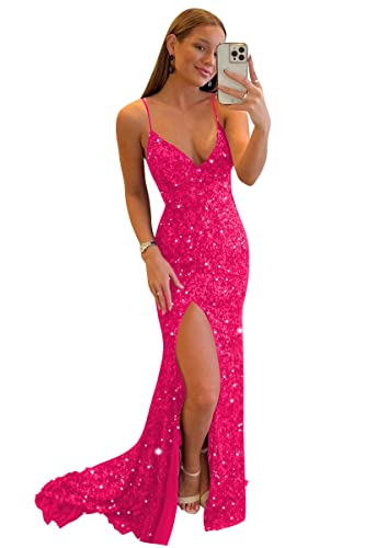 Hot Pink Prom Dress 1