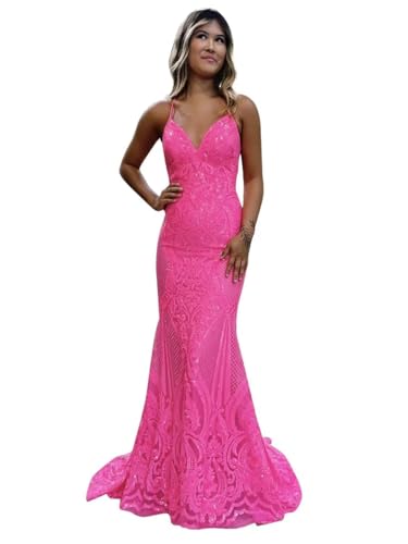 Hot Pink Prom Dress 7