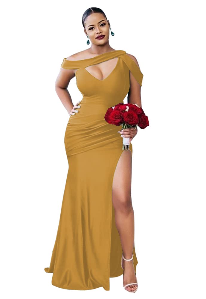 Gold Prom Dress 2