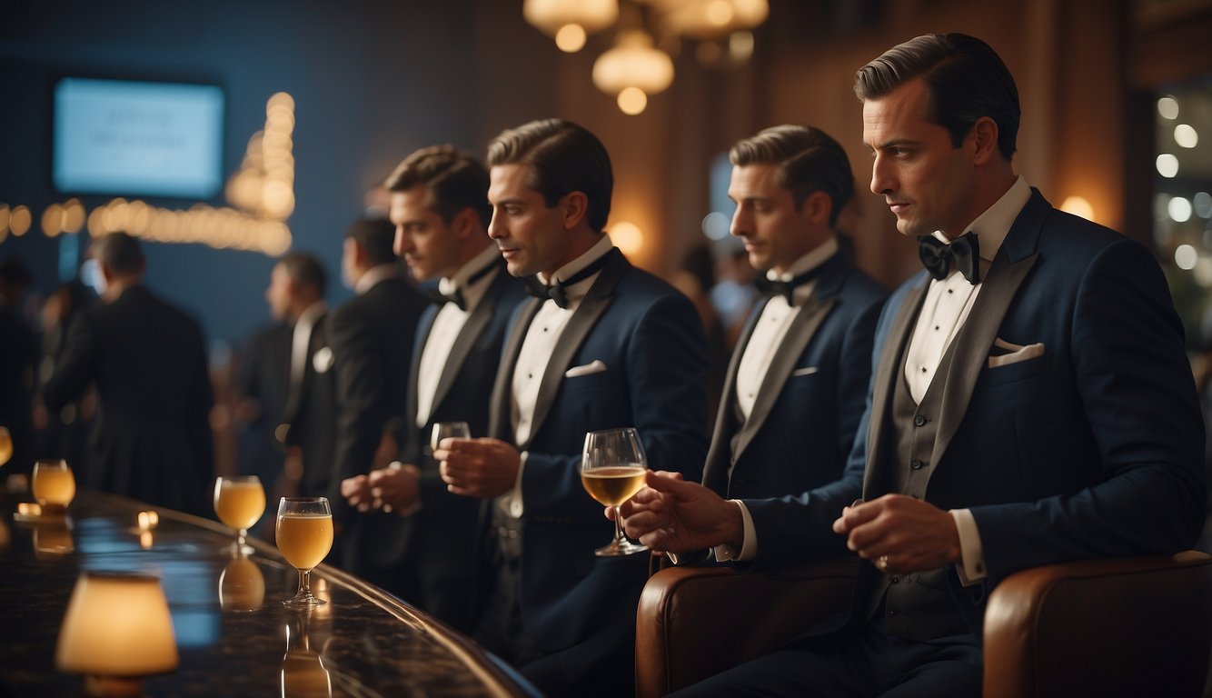 Gentlemen adhere to conduct codes at the club: refined manners, respect, and discretion Gentlemen's Club Etiquette