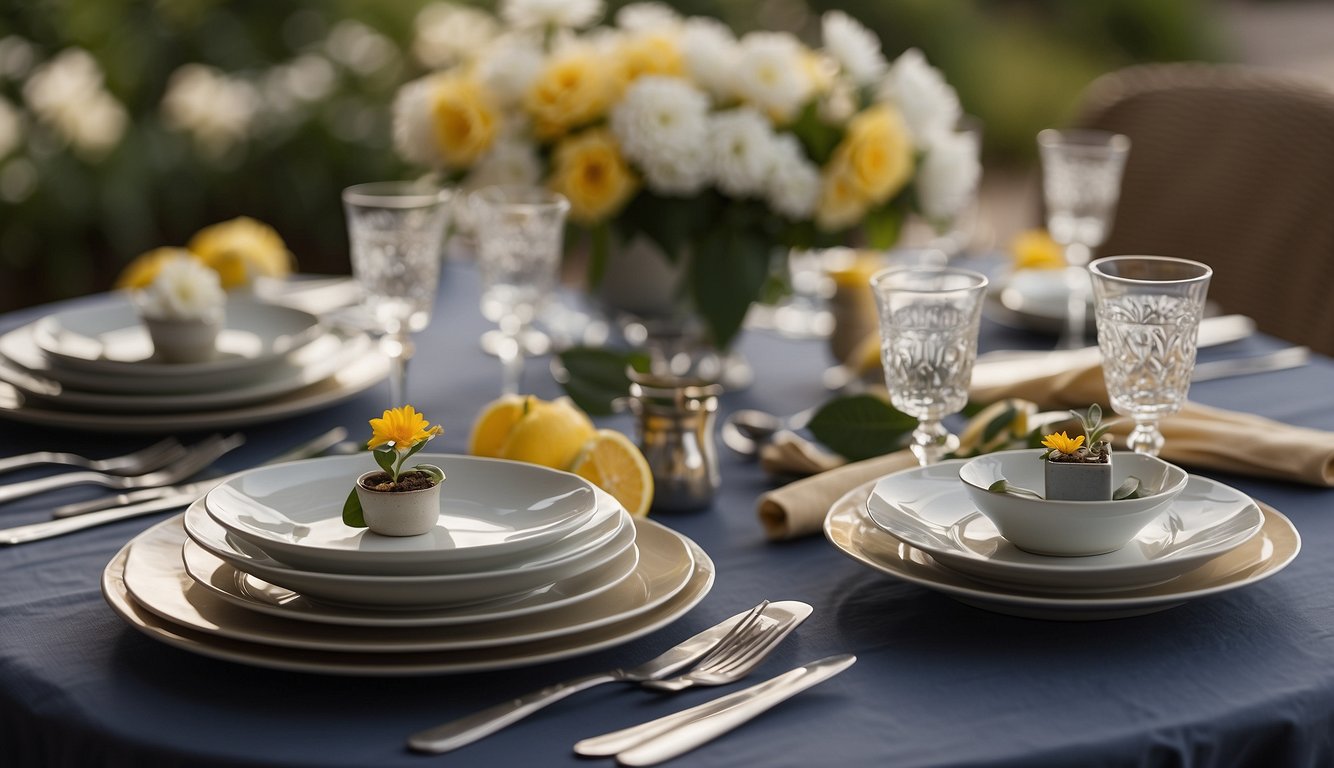 A table set with both formal and casual place settings, showcasing the evolution of etiquette manners Manners Matter