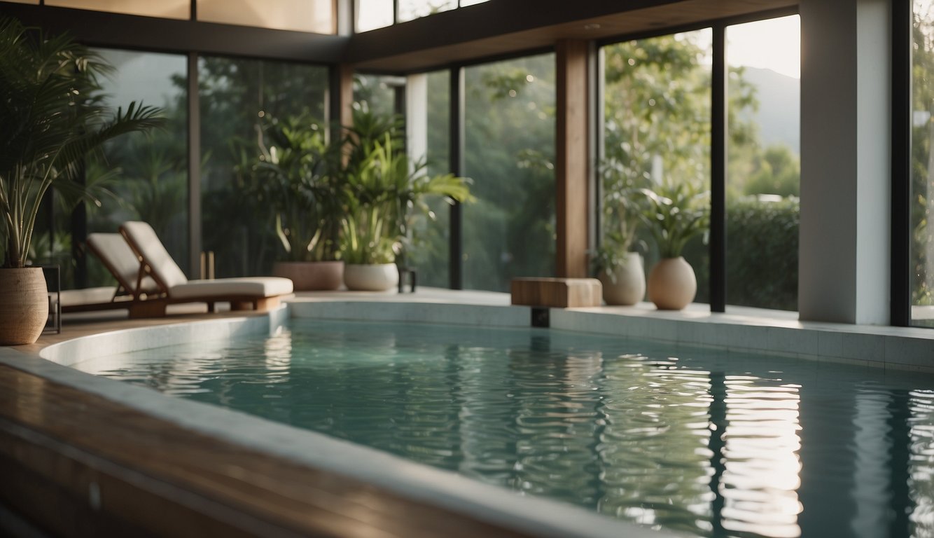 Guests quietly enter a serene spa, removing shoes and speaking softly. They are greeted with calming scents and soothing music.  Relaxation is palpable in the air Spa Etiquette