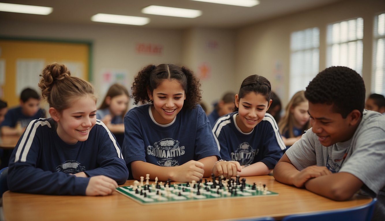 Middle schoolers engage in math games and competitions, solving equations and puzzles. Laughter and excitement fill the air as they work together to tackle challenging problems Fun Math Activities for Middle School