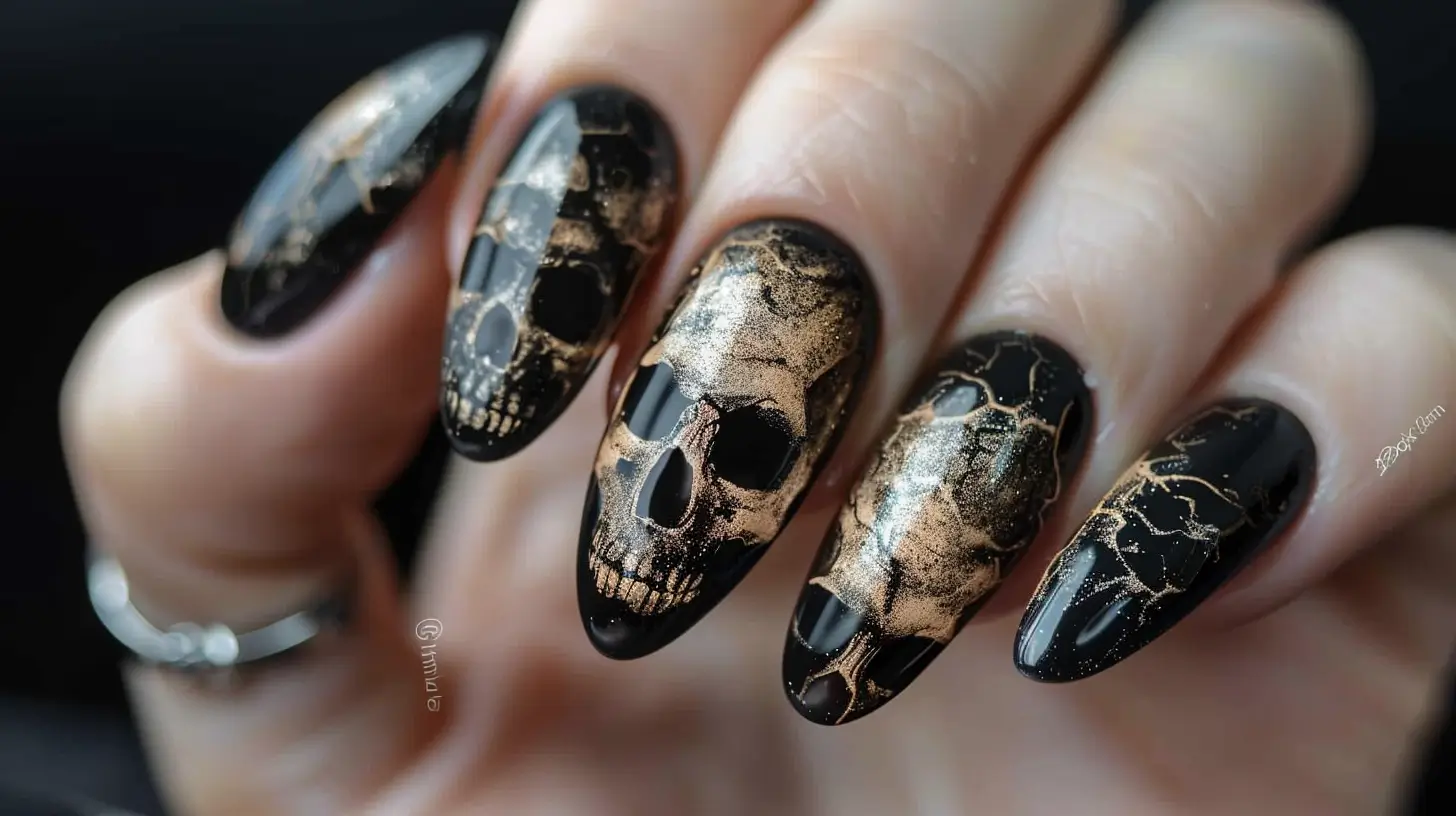 Black-Halloween-Nails (1)