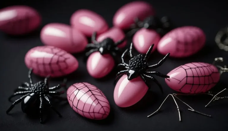 Pink Halloween Nails,
