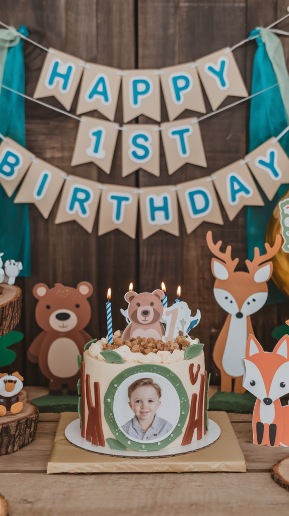 a photo of a 1st birthday party for a boy with a w Sg5Nq qbSJqsOnyD VVNXg ieszdWu6SsKRGtUu11RonA