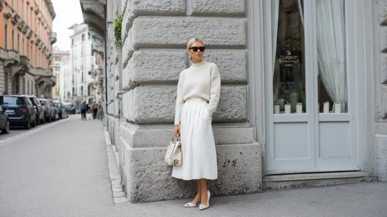 White Skirt Outfit