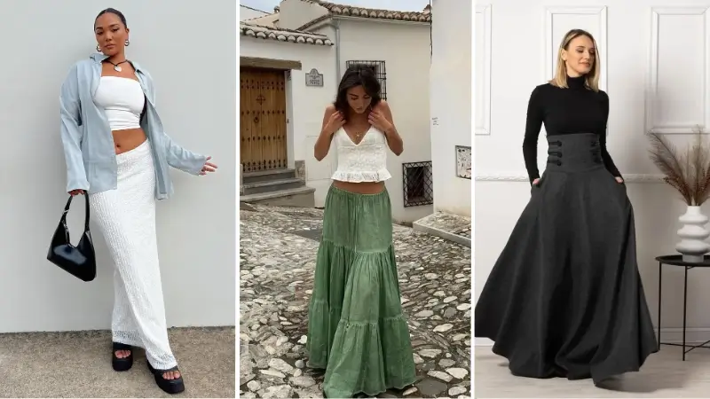 maxi skirt outfit