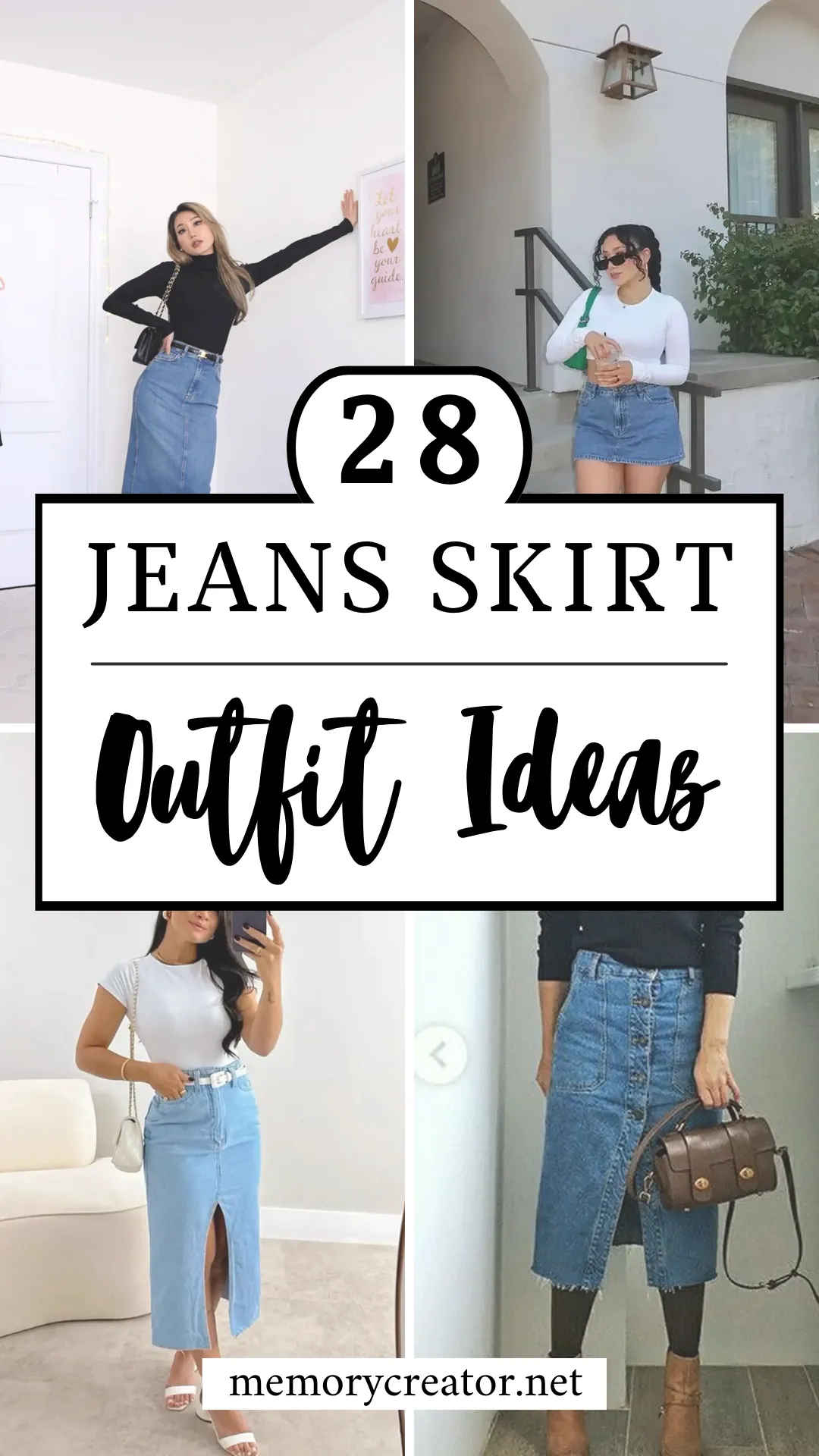 Jeans Skirt Outfit