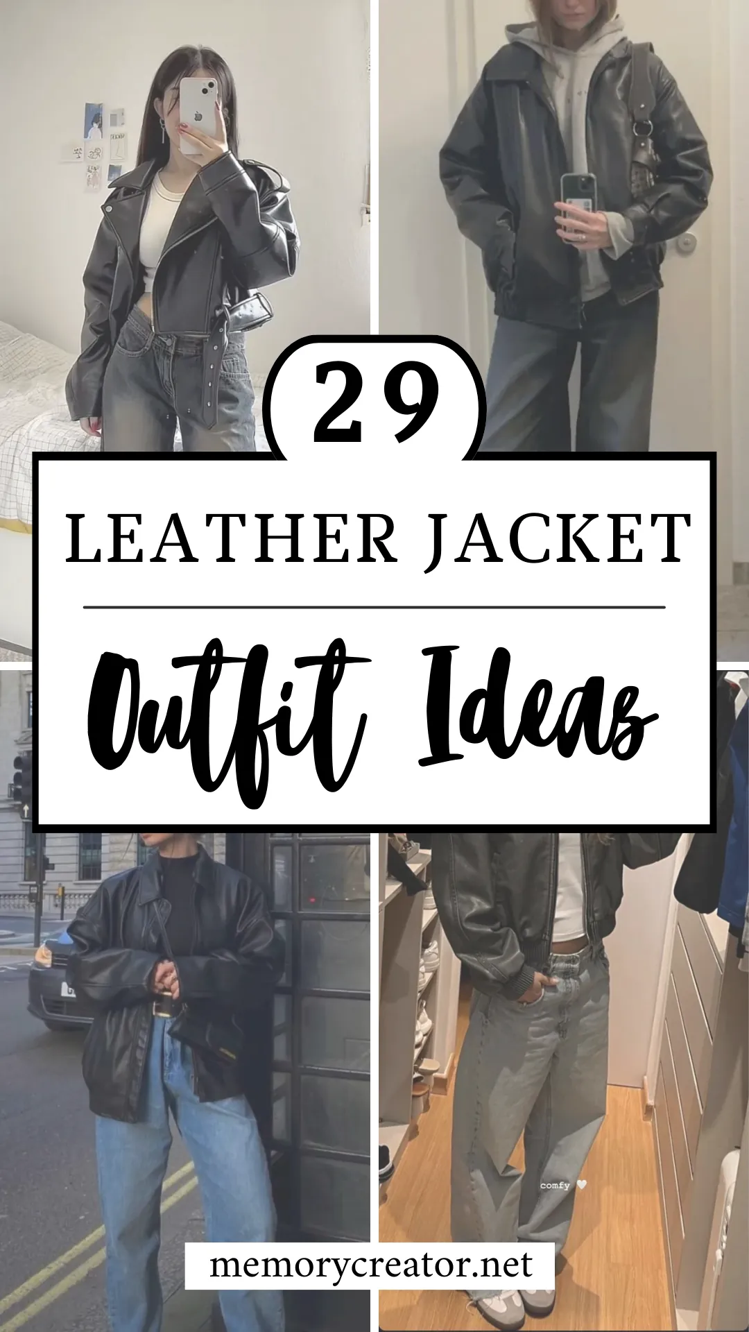 Leather Jacket Outfit