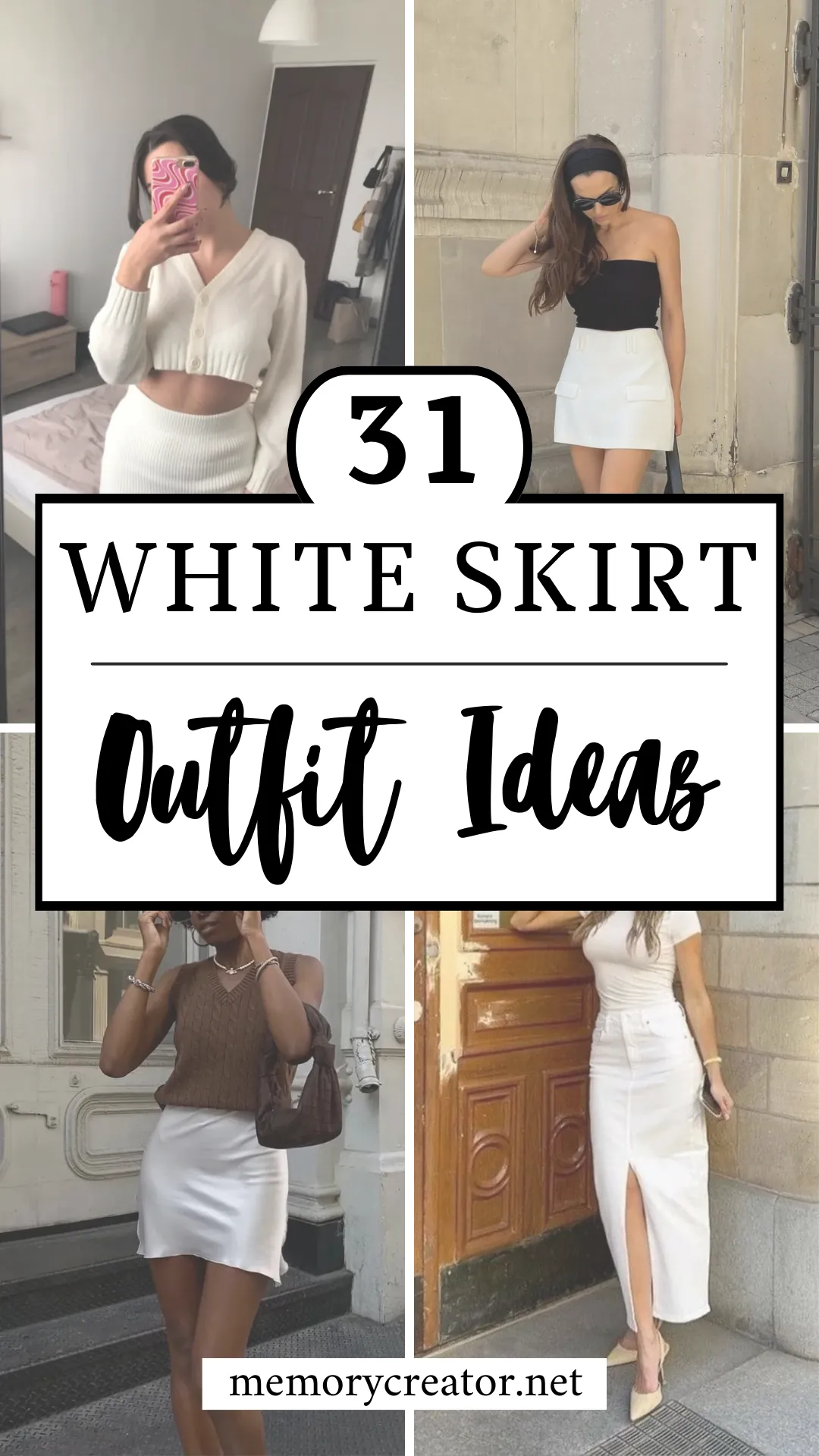 White Skirt Outfit