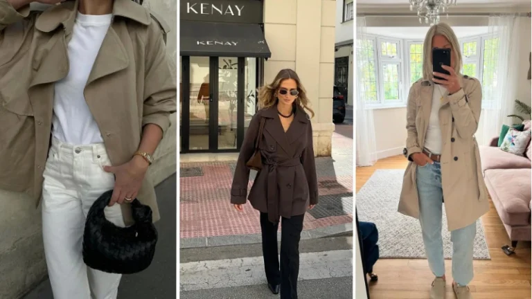 Chic 15+ Short Trench Coat Outfit Ideas for Rainy Days