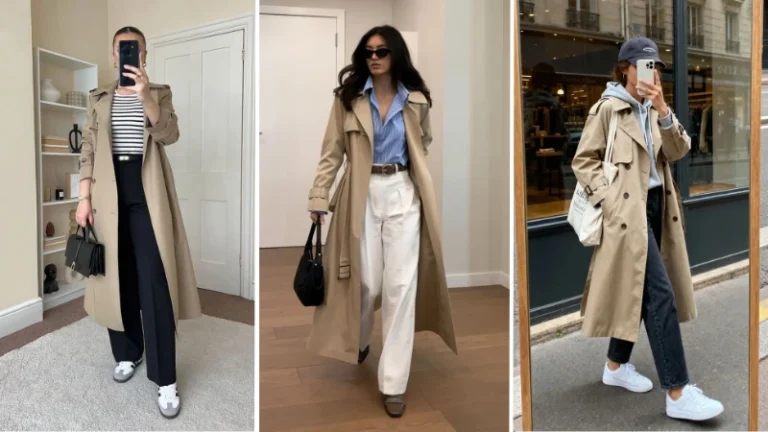 trench coat outfit