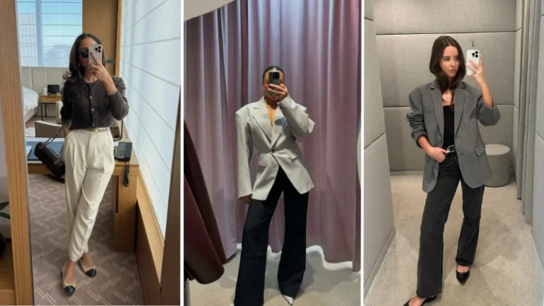 work outfits with flats