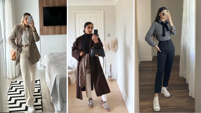 work outfits with sneakers