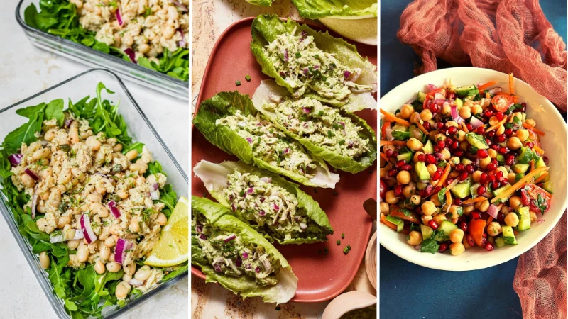 high protein salads
