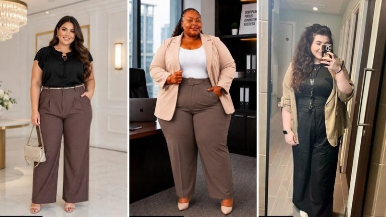 plus size office outfits